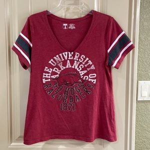 Arkansas Razorback Tee by University T Brand.  GUC!